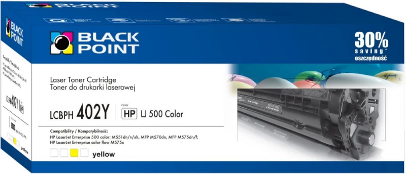 Tonerio Kasetė Black Point Lcbph402y, Pakeičianti Hp Ce402a
