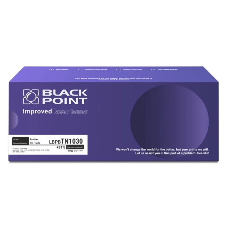 Toneris Black Point Lbpbtn1030 Brother Tn-1030