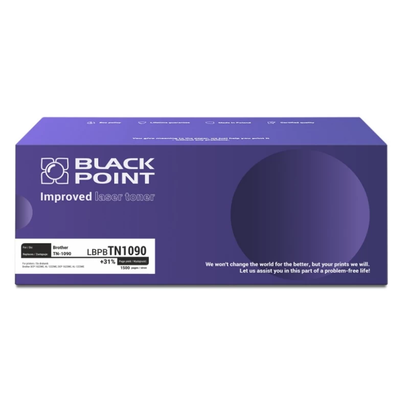 Toneris Black Point Lbpbtn1090 Brother Tn-1090