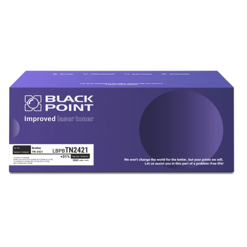 Toneris Black Point Lbpbtn2421 Brother Tn-2421