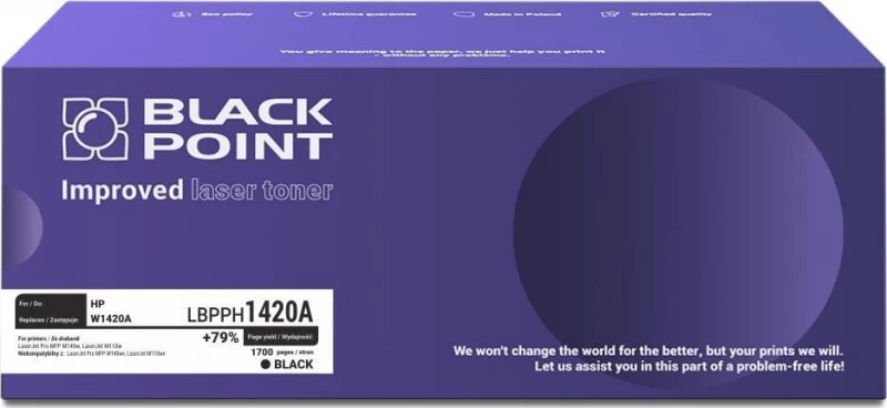 Toneris Black Point Lbpph1420a Hp W1420a