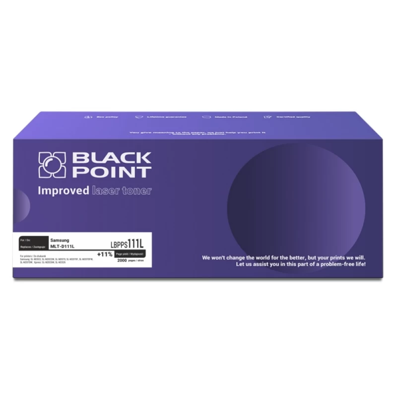 Toneris Black Point Lbpps111l Samsung Mlt-d111l