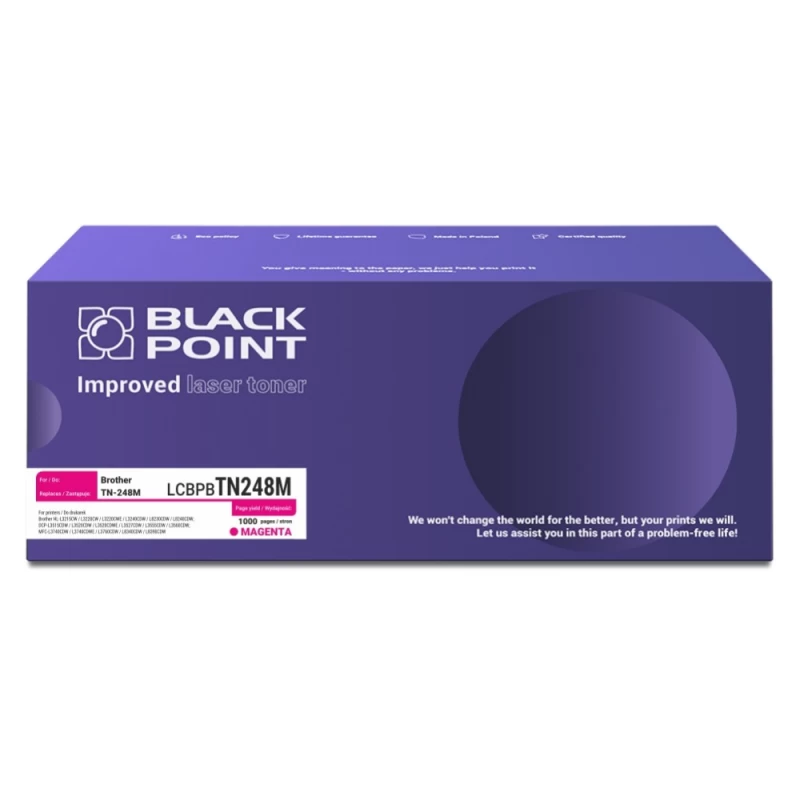 Toneris Black Point Lcbpbtn248m Brother Tn-248m