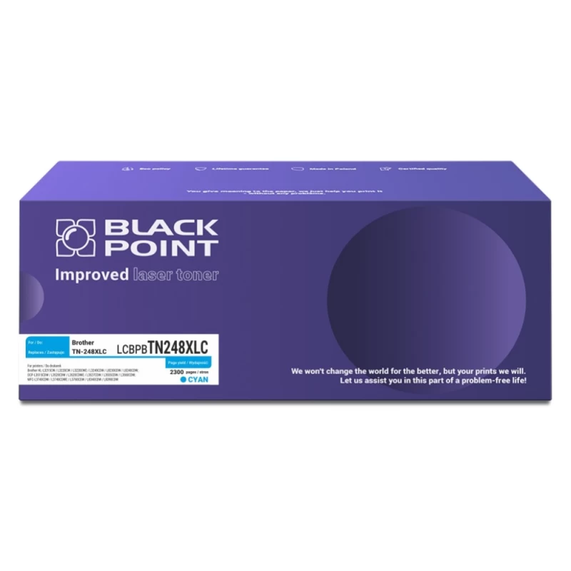 Toneris Black Point Lcbpbtn248xlc Brother Tn-248xlc
