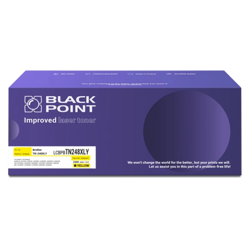 Toneris Black Point Lcbpbtn248xly Brother Tn-248xly