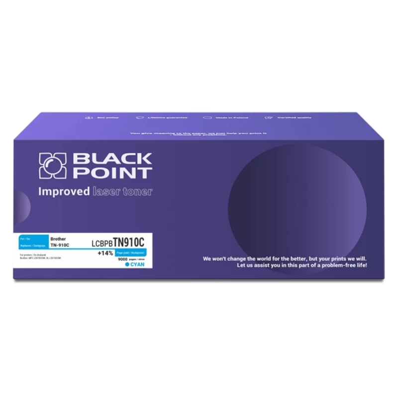Toneris Black Point Lcbpbtn910c Brother Tn-910c