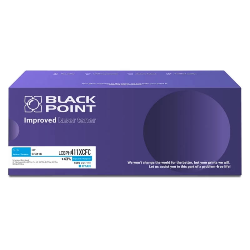 Toneris Black Point Lcbph411xcfc Hp Cf411x