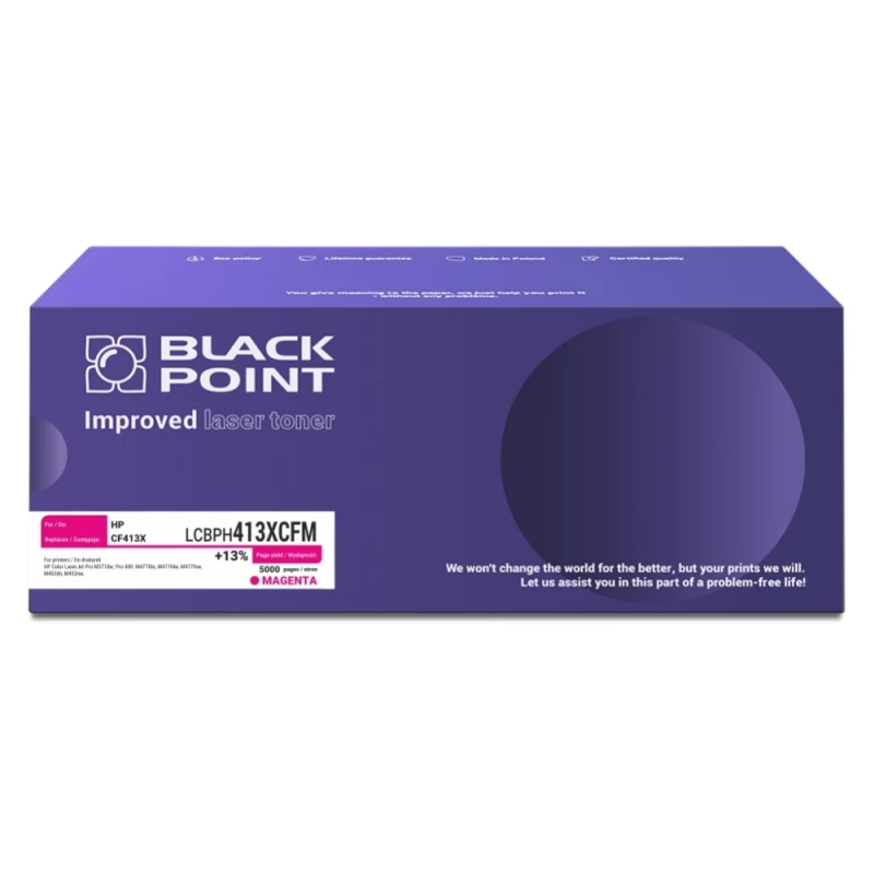 Toneris Black Point Lcbph413xcfm Hp Cf413x