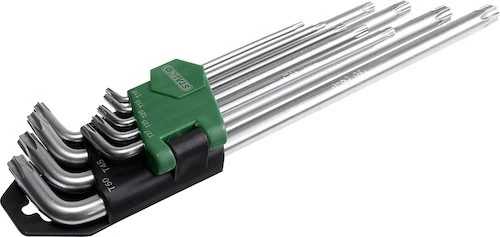 TORX raktų rinkinys STALCO 1,5-10mm