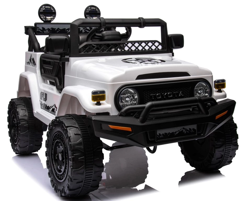 toyota Fj Cruiser Baltos Spalvos 4x4 Minkšta Sėdynė Pilotui Licencija Ličio Jonų Akumuliatorius