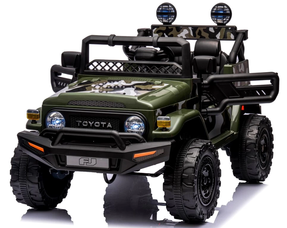 Toyota Fj Cruiser Green, 4x4 Minkšta Sėdynė Pilot Licencija Ličio Jonų Akumuliatorius