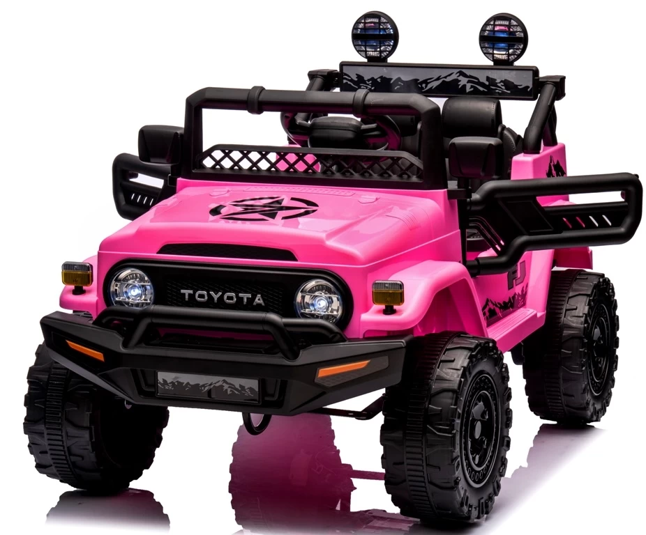 Toyota Fj Cruiser Pink 4x4 Minkšta Sėdynė Pilot Licencija Ličio Jonų Akumuliatorius