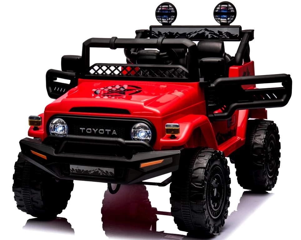 Toyota Fj Cruiser Raudona, 4x4 Minkšta Sėdynė Piloto Licencija Ličio Jonų Akumuliatorius