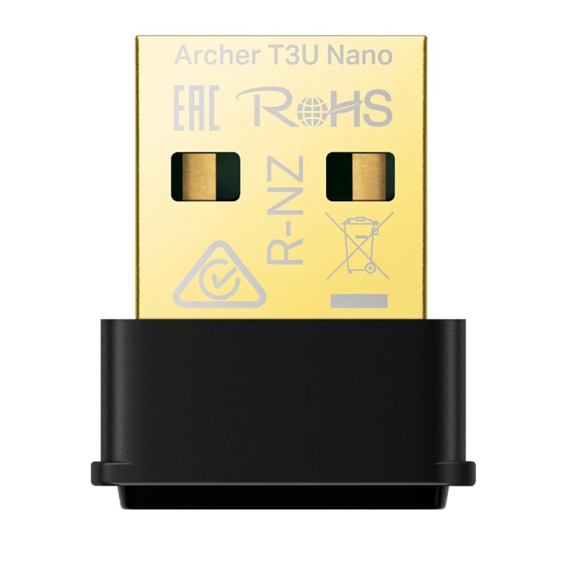 Tp-link Belaidžio Tinklo Adapteris Archer T3u Nano Usb Ac1300 Archer T3u Nano