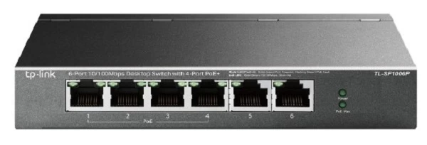 Tp-link Komutatorius Tl-sf1006p (2x 10/100 )