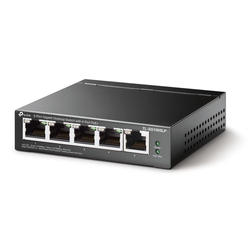 Tp-link Sg1005lp Tl-sg1005lp Komutatorius (5x 10/100/1000 )