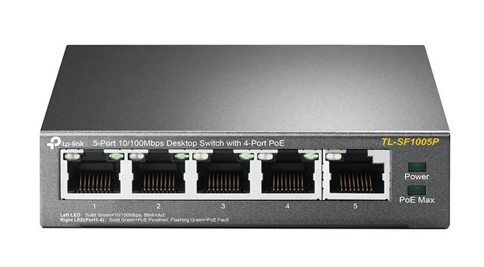 Tp-link Tl-sf1005p Komutatorius (5x 10/100 )