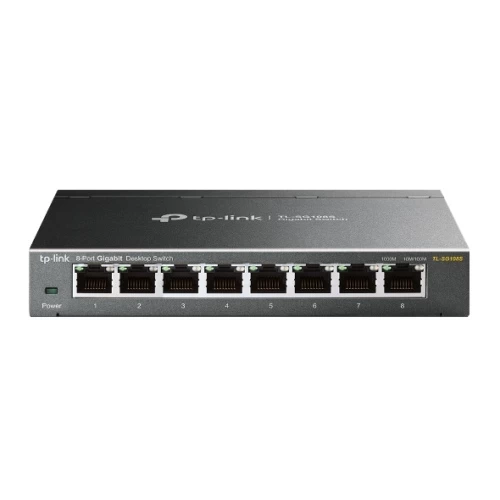 TP-Link TL-SG108S 8-Port 10/100/1000Mbps Desktop Šakotuvas