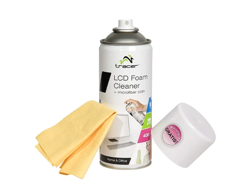 TRACER LCD Foam Cleaner 400ml+ microfiber cloth