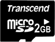 Transcend Atminties Kortelė 2 Gb Sd Adapteris