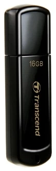 Transcend Jetflash 350 16 Gb (16 Gb /usb 2.0 / Juodos Spalvos )