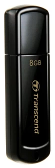 Transcend Jetflash 350 8 Gb (8 Gb /usb 2.0 / Juodos Spalvos )