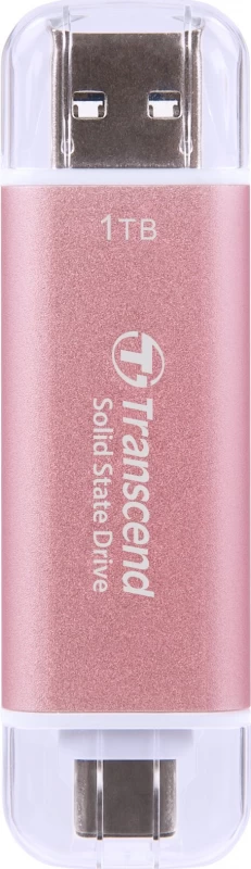 Transcend Ts1tesd310p (1 Tb / Rožinis)