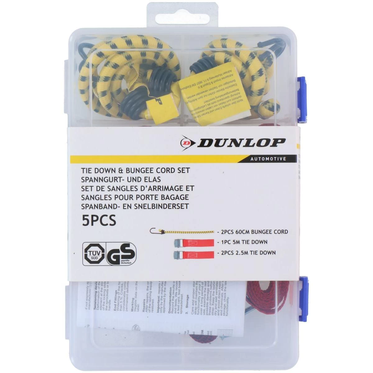 Transportavimo Diržas Su įtempikliu Ir Gumelėmis 5 Vnt. Dunlop