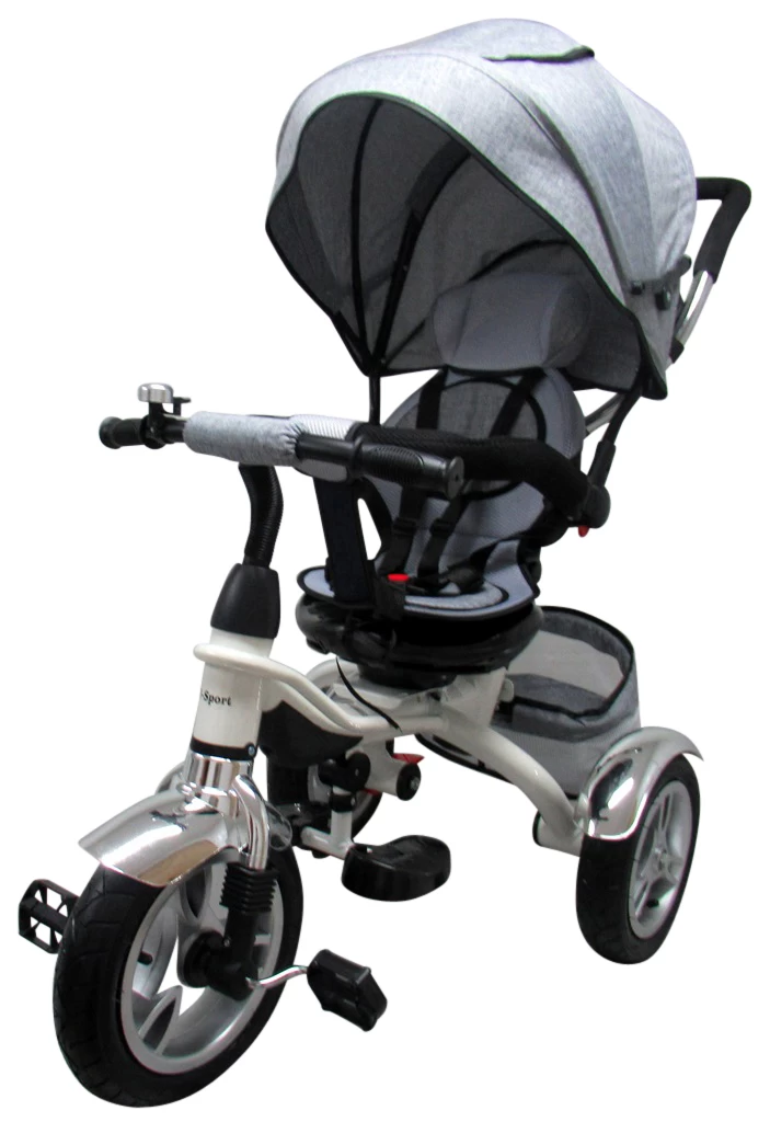 Triratis T3 Pilkas R-sport Pripučiami Ratai