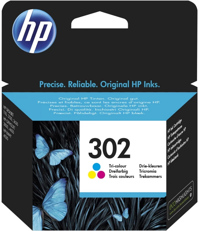 Trispalvis Rašalas Hp 302 (f6u65ae)