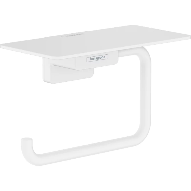 Tualetinio popieriaus laikiklis Hansgrohe AddStoris, matinis baltas 41772700