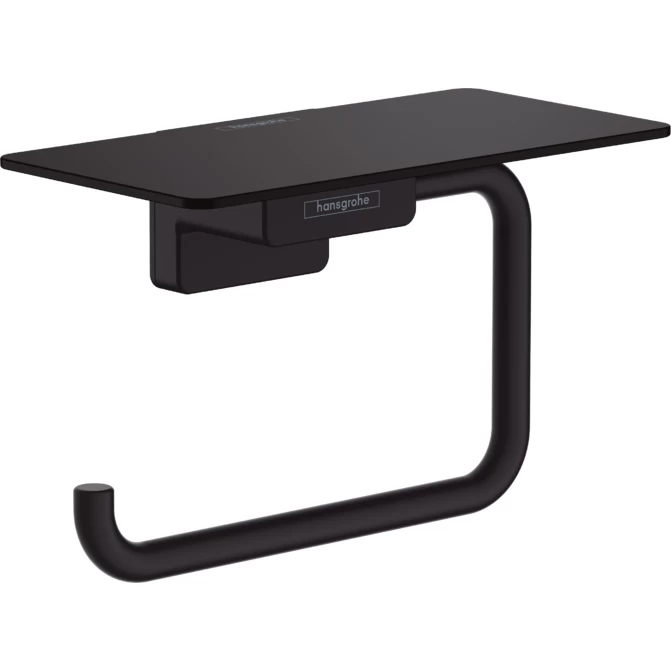 Tualetinio popieriaus laikiklis Hansgrohe AddStoris, matinis juodas 41772670