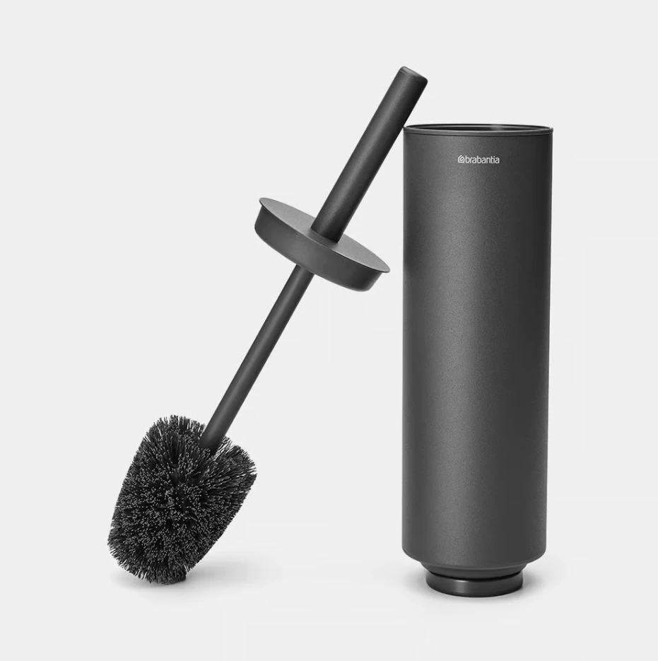 Tualeto šepetys ir laikiklis Brabantia Mindset, Mineral Infinite Grey 303821