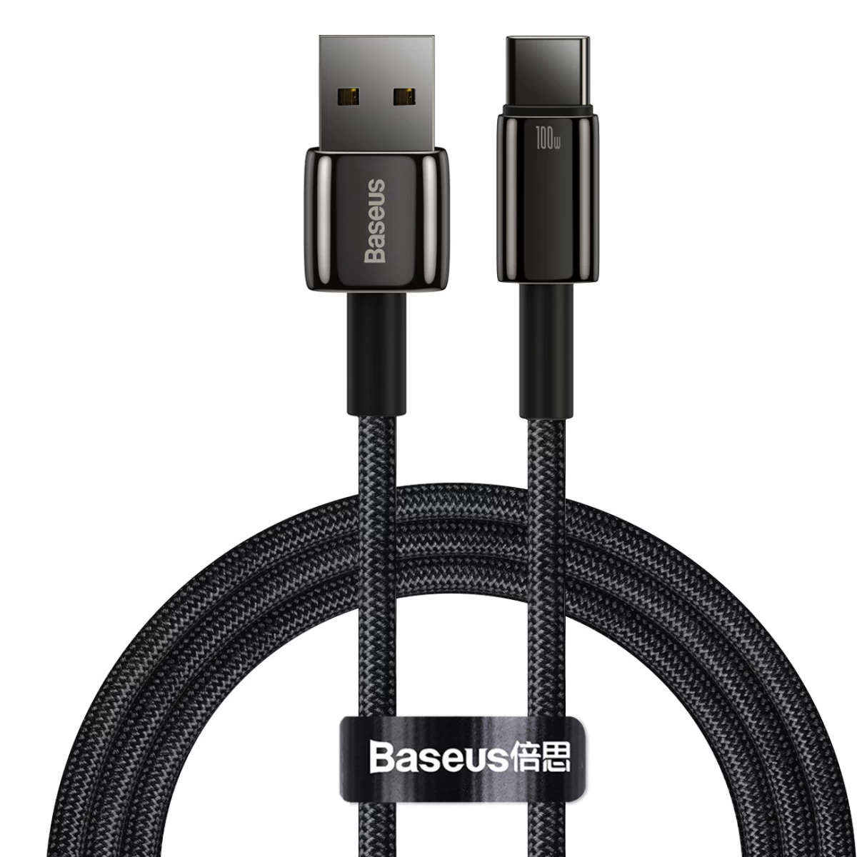 Tungsten Gold Usb-usb-c Kabelis 480mb-s 100w 1m Juodas
