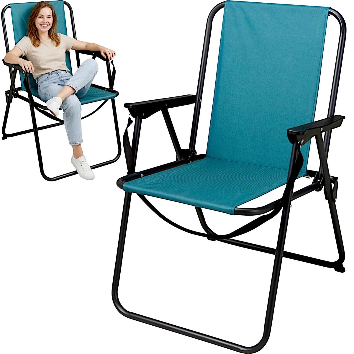 Turistinė Kėdė Su Porankiais, Sulankstoma Jūros Redcliffs