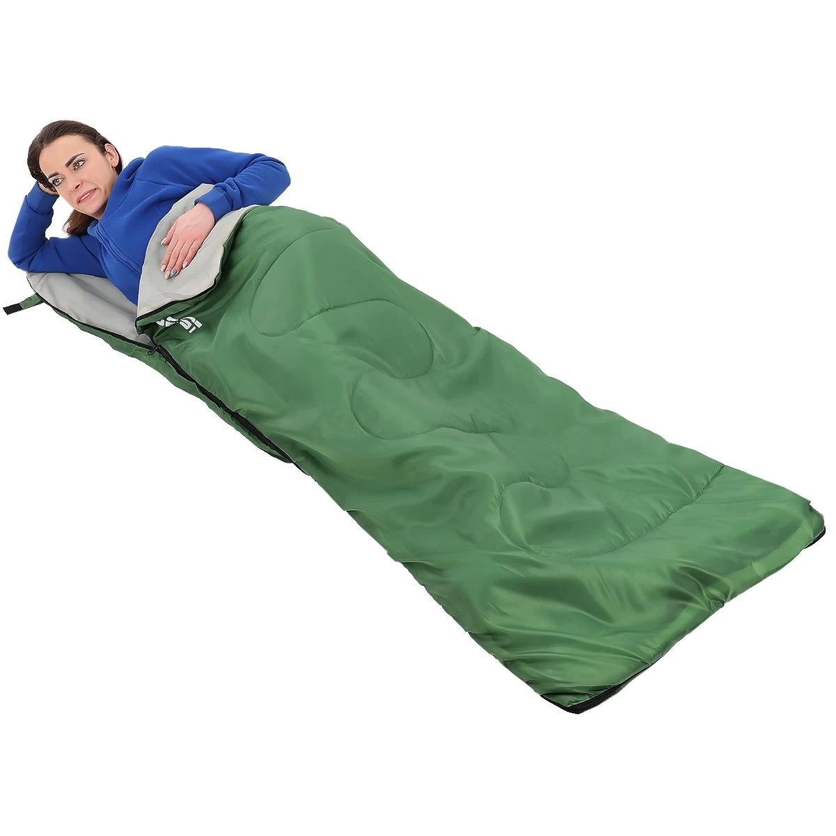Turistinis Spirit Quest Su Kompresija 210x70 Cm Enero Camp Green