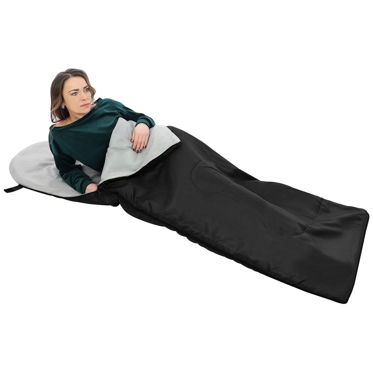 Turistinis Spirit Quest Su Kompresija 210x70cm Black Enero Camp