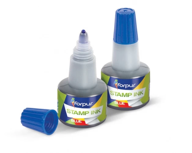 Tušas antspaudams Forpus, 30 ml, mėlynas
