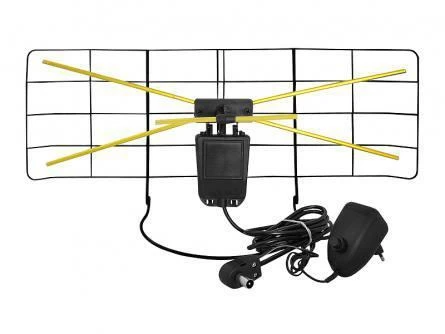 Tv Antena Lx0799/p Kambarinė Antena Su Maitinimo šaltiniu