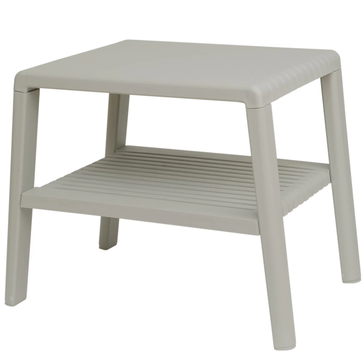 Tvirtas Sodo Ir Kiemo Kavos Staliukas Su Lentyna - Bean