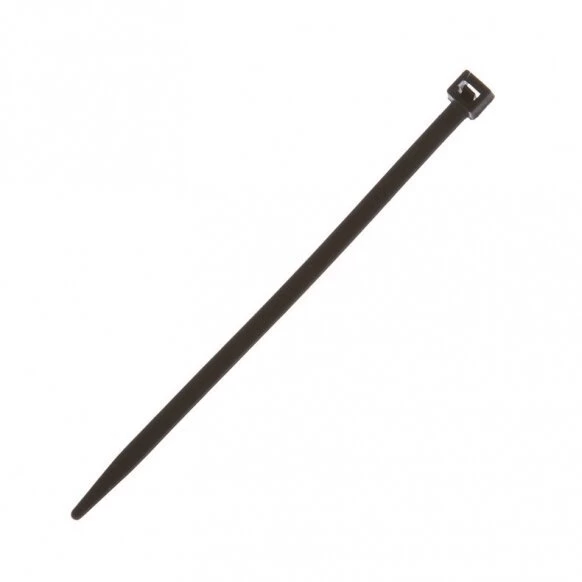 Tvirtinimo dirželiai/užtraukėjai PA6.6 200X2,6, juodi atsparūs UV (100vnt.)