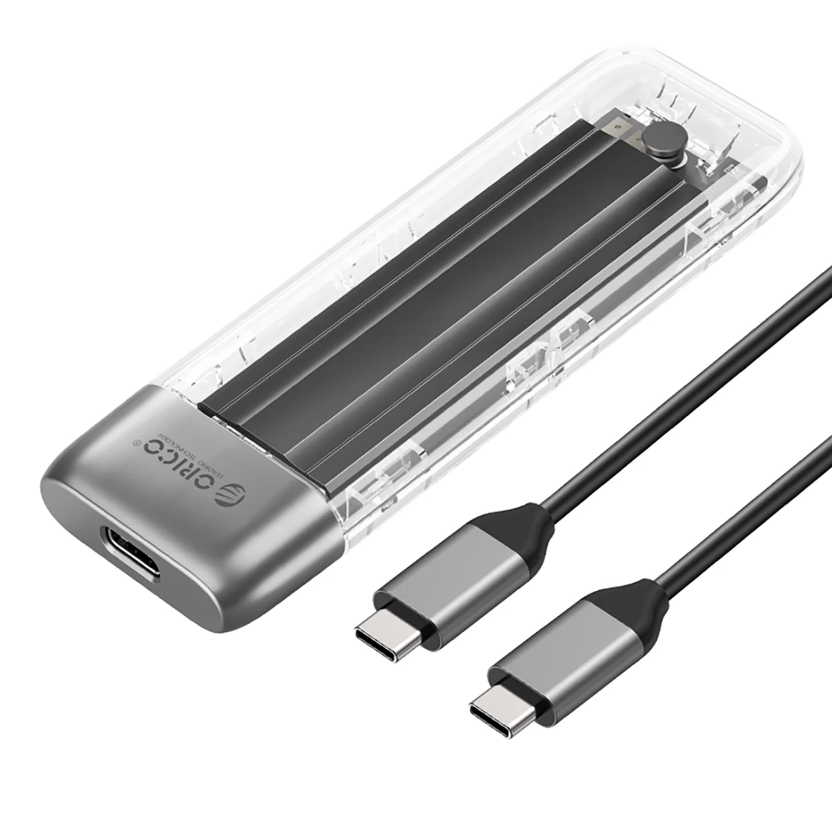 Txm2-c3 M.2 Nvme Usb-c 10 Gb/s Diskų Korpusas - Pilkas