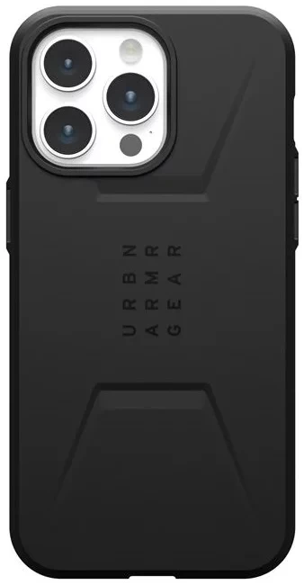 Uag Civilian Magsafe - Apsauginis Dėklas Iphone 15 Pro Max, Suderinamas Su Magsafe (juodas)