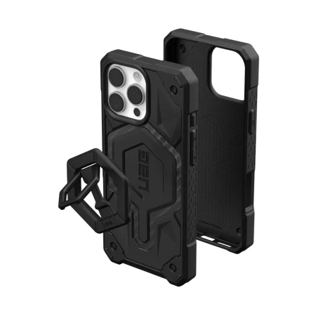 Uag Monarch Pro Magsafe Bundle - Apsauginis Dėklas Iphone 16 Pro Max, Suderinamas Su Magsafe Ir Magnetiniu žiediniu Stovu Uag Monarch Pro Magsafe Bundle - Apsauginis Dėklas Iphone 16 Pro Max, Suderinamas Su Magsafe Ir Magnetiniu žiediniu Stovu