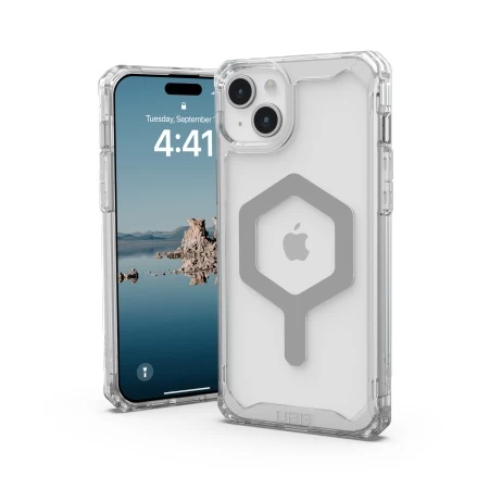 Uag Plyo Magsafe Apsauginis Dėklas iphone 15 Plus, Suderinamas Su magsafe (ledo Sidabro Spalvos) Uag Plyo Magsafe Apsauginis Dėklas iphone 15 Plus, Suderinamas Su magsafe (ledo Sidabro Spalvos)