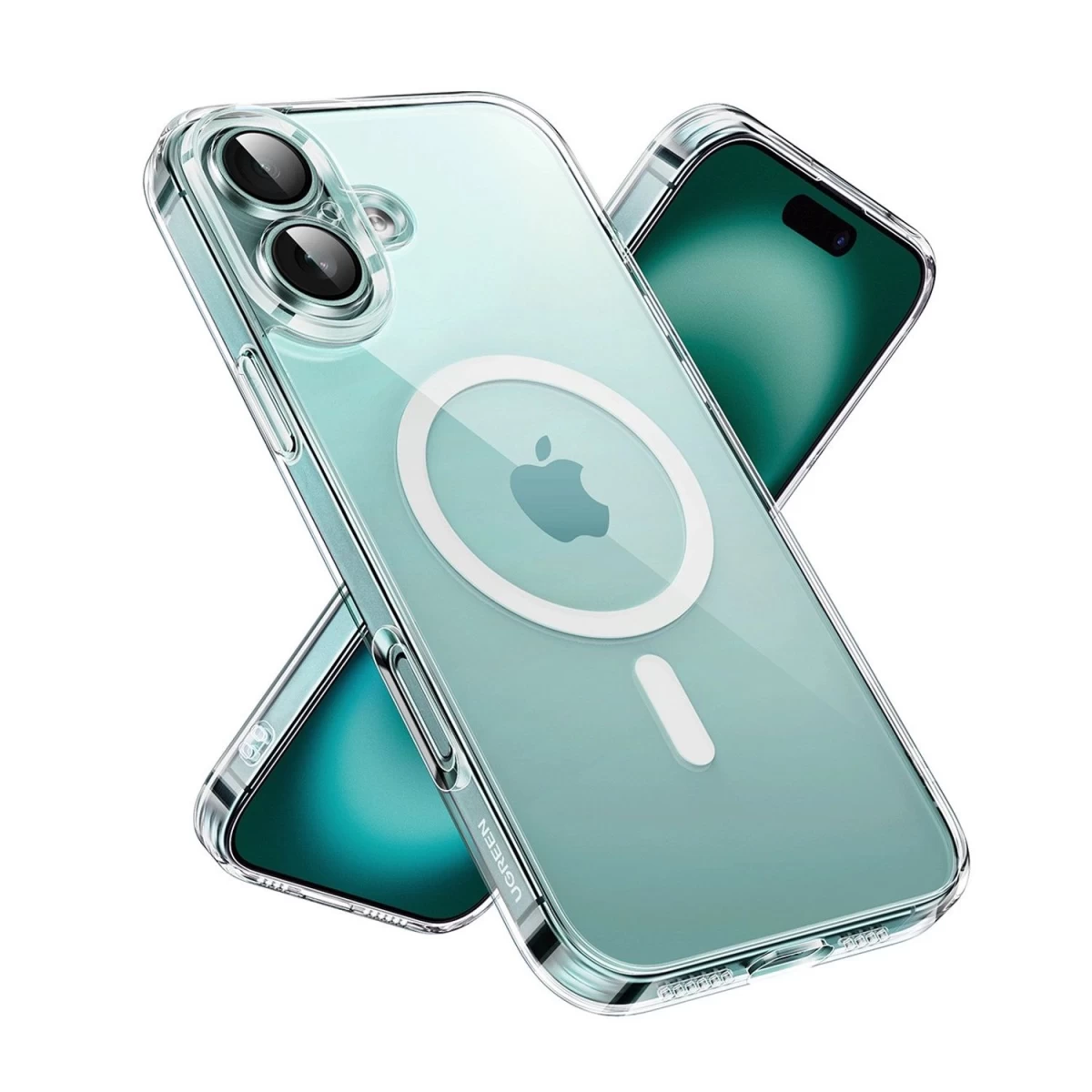 ugreen Classy Clear Magnetinis Dėklas iphone 16 Plus - Skaidrus