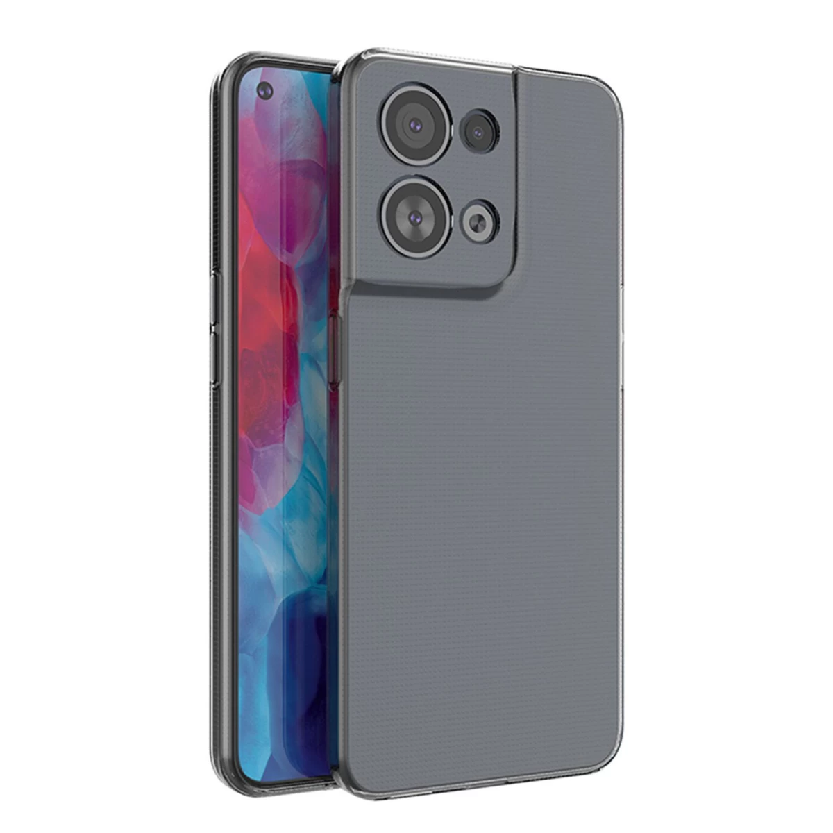 Ultra Clear 0,5 Mm Oppo Reno 8 Plonas Skaidrus Dėklas