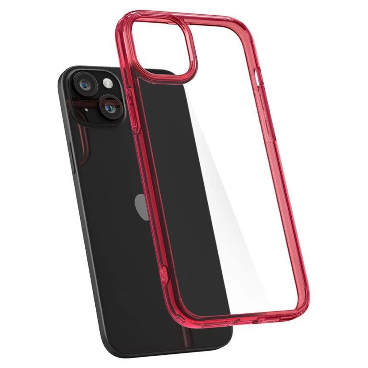 Ultra Hibridinis Dėklas iphone 15 Plus - Raudonas.