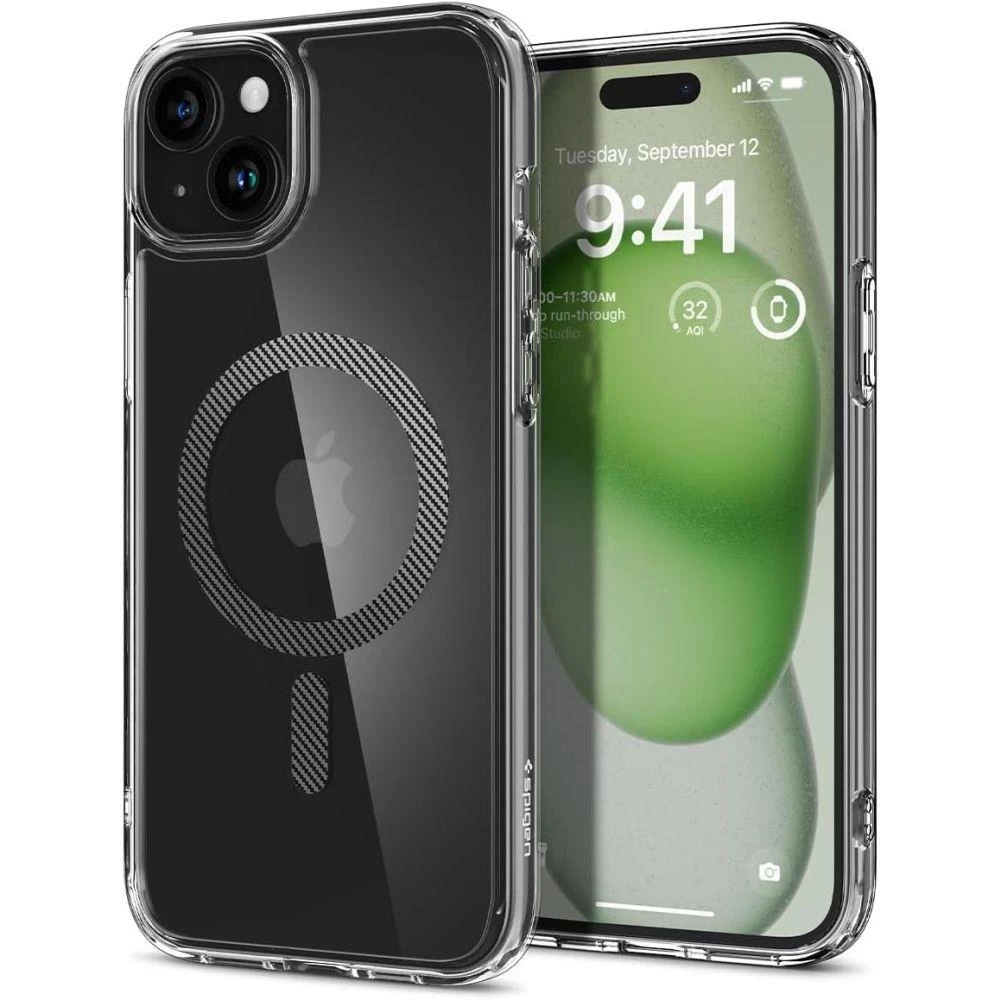 Ultra Hybrid Mag Dėklas Su Magsafe Iphone 15 Pilkas