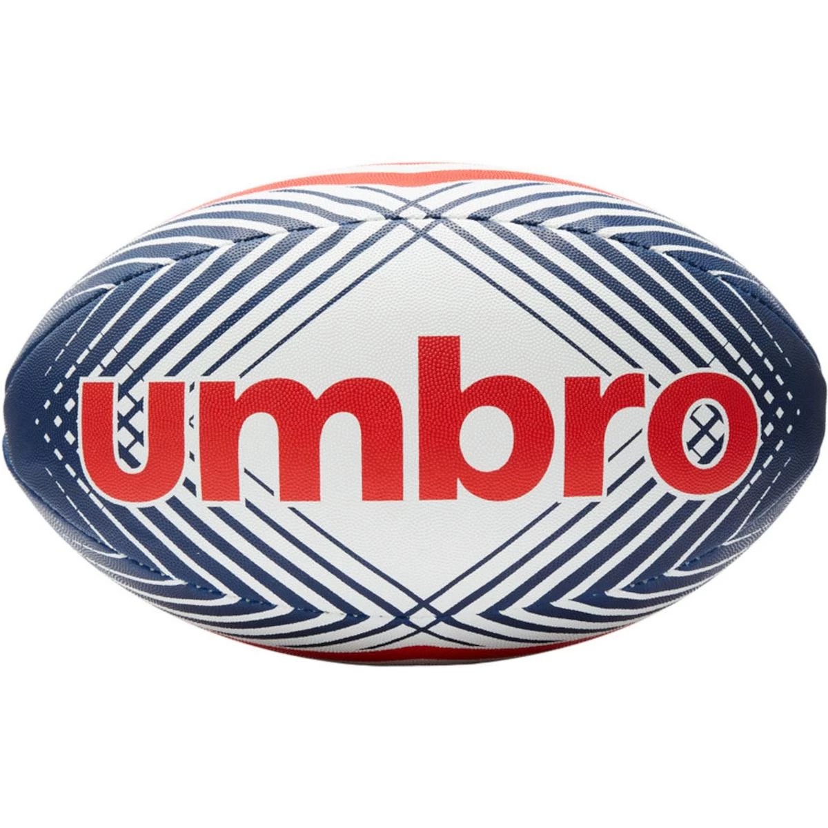 Umbro Rugby Ball 26760u R.5 White/red/navy
